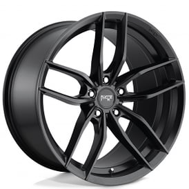 19" Staggered Niche Wheels M203 Vosso Matte Black Rims