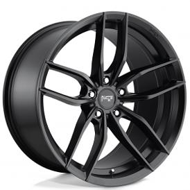 17" Niche Wheels M203 Vosso Matte Black Rims 