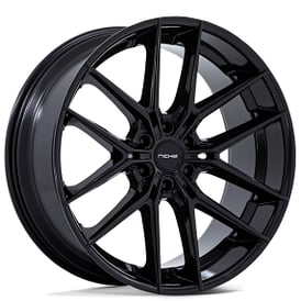 24" Niche Wheels NC280 Prodigy 6 Gloss Black Rims