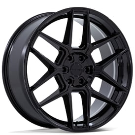 22" Niche Wheels NC281 Rise Gloss Black Rims