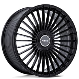 22" Niche Wheels NC282 Serene Gloss Black Flow Formed Rims