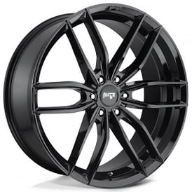20" Niche Wheels M209 Vosso 6-Lug Gloss Black Rims