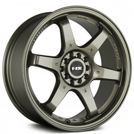 15" NS Wheels Tuner NS1507 Bronze Rims 