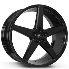 22" NV Wheels NVV Black Rims