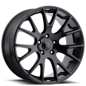 20" Jeep Hellcat Wheels FR 70 Gloss Black OEM Replica Rims