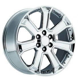 22" GMC Yukon Denali Wheels FR 49 Chrome OEM Replica Rims 