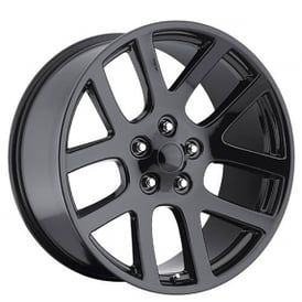20" Dodge Ram SRT10 Wheels FR 60 Gloss Black OEM Replica Rims 