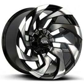 20" Off Road Monster Wheels M24 Gloss Black Machined Rims