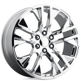 22" Performance Replicas Wheels PR187 Chrome Rims