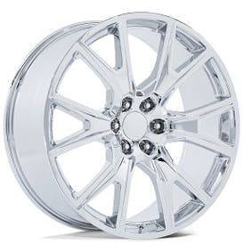 26" Performance Replicas Wheels PR199 Chrome Rims