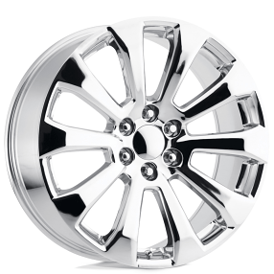 22" Performance Replicas Wheels PR204 Chrome Rims