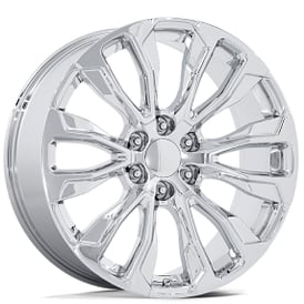 22" Performance Replicas Wheels PR211 Chrome Rims