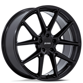 20" Petrol Wheels PE002 P1E Gloss Black Rims