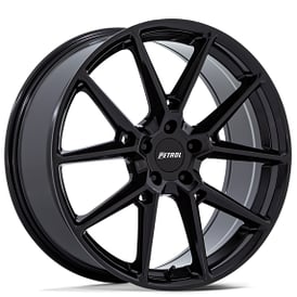 19" Petrol Wheels PE002 P1E Gloss Black Rims