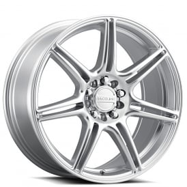 20" Raceline Wheels 148HS Apex Hyper Silver Rims
