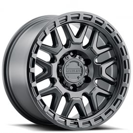 16" Raceline Wheels 953B Krank Satin Black Off-Road Rims