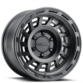 17" Raceline Wheels 957B Halo Satin Black Off-Road Rims