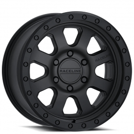17" Raceline Wheels 959B Avenger 2.0 Satin Black Off-Road Rims