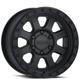 20" Raceline Wheels 959B Avenger 2.0 Satin Black Off-Road Rims