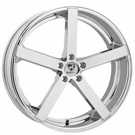 20" Staggered Ravetti Wheels M2 Chrome Rims