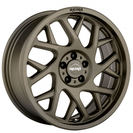 15" Reika Wheels Detour R25 Bronze Flow Formed Crossover Rims