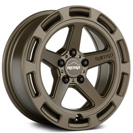 17" Reika Wheels Teton R20 Bronze Flow Formed Crossover Rims