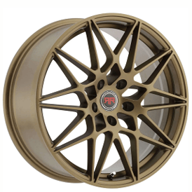 18" Revolution Racing Wheels RR11 Matte Gold Rims