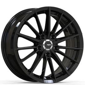 18" Revolution Racing Wheels RR35 Gloss Black Rims