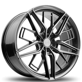 20" Revolution Racing Wheels RF5 Silver Flow Formed Rims