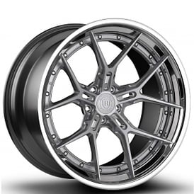 19" Staggered Rohana Forged Wheels RFG25 Custom Finish Rims