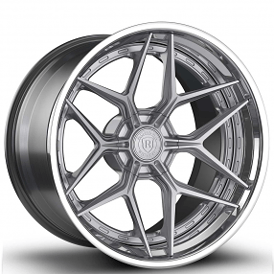 20" Staggered Rohana Forged Wheels RFG26 Custom Finish Rims