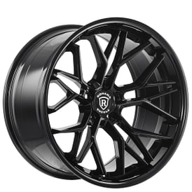 20" Rohana Wheels RFC3 Gloss Black Flow Formed Rims