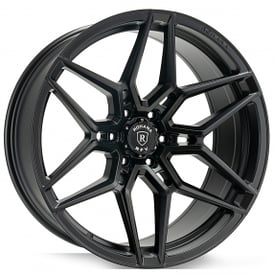 22" Rohana Wheels RFV2 Matte Black Flow Formed Rims