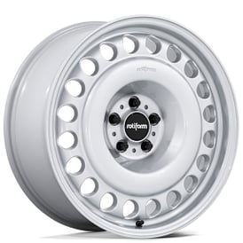 20" Rotiform Wheels R198 STL Matte Silver Off-Road Rims
