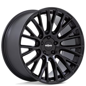 19" Rotiform Wheels RC201 LSE Satin Black Rims