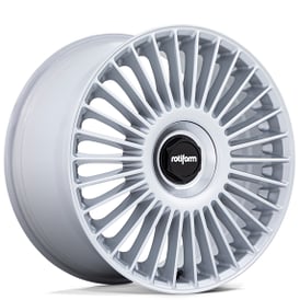 20" Rotiform Wheels RC202 GRZ Gloss Silver Rims