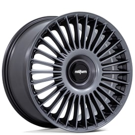 22" Rotiform Wheels RC202 GRZ Matte Anthracite Rims