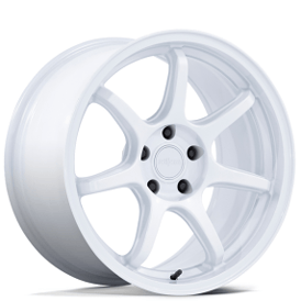 18" Rotiform Wheels RC208 BPU Gloss White Rims