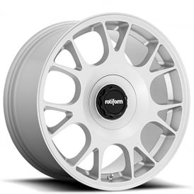 18" Rotiform Wheels R188 TUF-R Satin Silver Rims