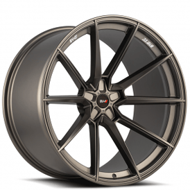 20" Staggered Savini Wheels SV-F4 Matte Bronze Flow Formed Rims