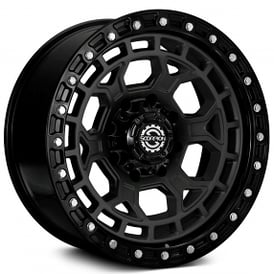17" Scorpion Wheels Nomad Matte Black Off-Road Rims