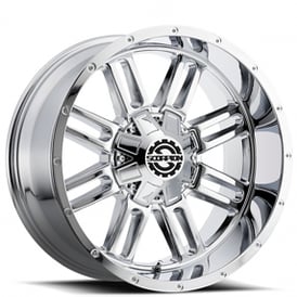 22" Scorpion Wheels SC-18 Chrome Off-Road Rims 