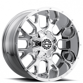 20" Scorpion Wheels SC-19 Chrome Off-Road Rims 