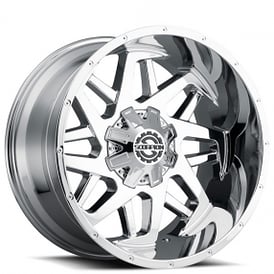 20" Scorpion Wheels SC-24 Chrome Off-Road Rims 