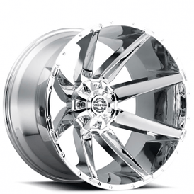 22" Scorpion Wheels SC-31 Chrome Off-Road Rims 
