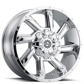 22" Scorpion Wheels SC-25 Chrome Off-Road Rims 