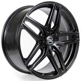 20" Select Precision Alloys Wheels S101 Shadow Satin Black Rims 