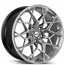 19" Shift Wheels Piston Platinum Silver Rims