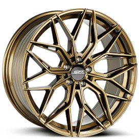 18" Shift Wheels Splitter Bronze Flow Formed Rims 
