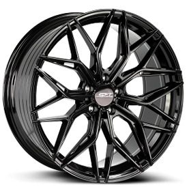 18" Shift Wheels Splitter Gloss Black Flow Formed Rims